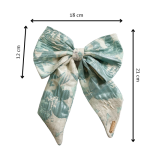 Maxi_lazo-estampado_turquesa_beige_invitada_de_boda